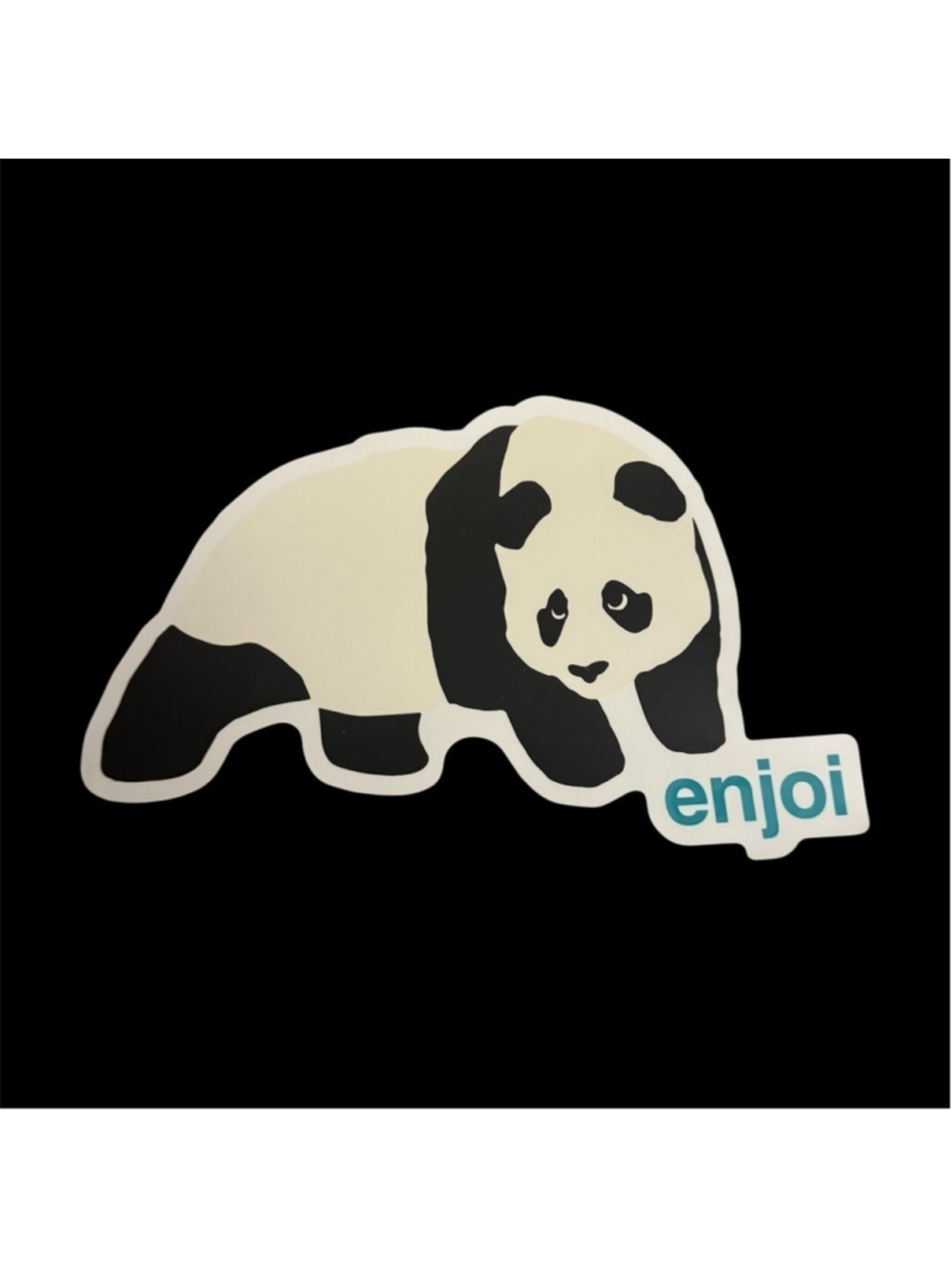 Vintage Enjoi Skateboards Panda Big Decal Sticker Vinyl 12X8
